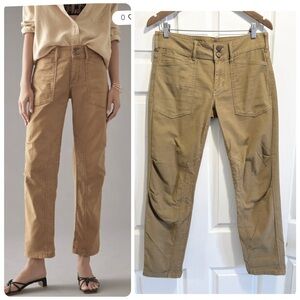 Anthropologie Pilcro The Wanderer Low Rise
Utility Pants Jeans Beige Tan Size 27